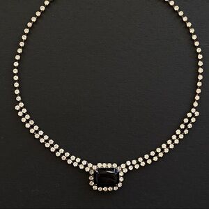 VINTAGE Czech Bohemian Crystal Rhinestone NECKLACE